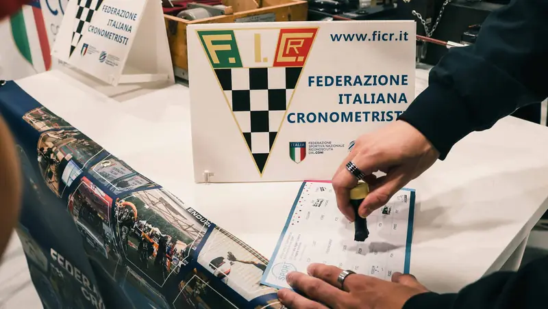 Lo stand della Federazione Italiana Cronometristi al Festival dello Sport